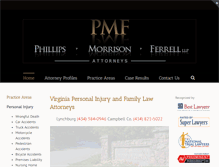 Tablet Screenshot of pmjf.com